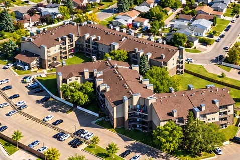 Aerial view of Ridgewood Gardens, 4003 26 Avenue, Edmonton