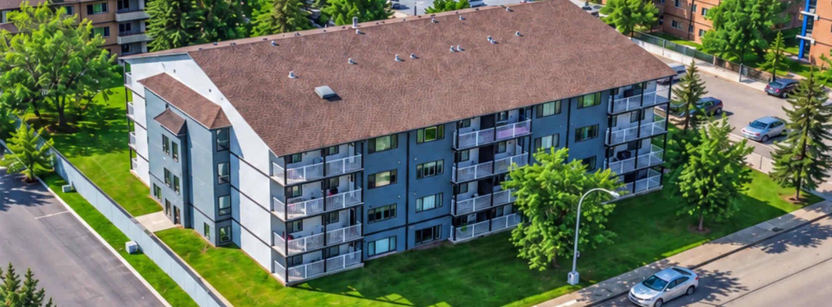 Victoria Trail, a condominium building at 14808 & 14908 26 Street, Edmonton